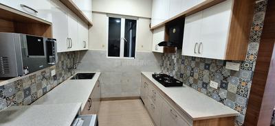 Kitchen Image of 1510 Sq.ft 3 BHK Builder Floor for rent in New Town Kolkata for Rs. 65000