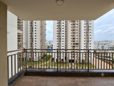 Balcony Image of 1710 Sq.ft 3 BHK Apartment / Flat for rent in Bhavya Tulasivanam Avani, Kukatpally Hyderabad for Rs. 51000
