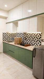 Kitchen Image of 575 Sq.ft 1 BHK Apartment / Flat for rent in Thanisandra Bengaluru for Rs. 23000