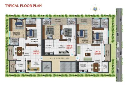 Image of 1250 Sq.ft 2 BHK Apartment / Flat for sale in Tummalagunta, Tirupathi for Rs. 6000000