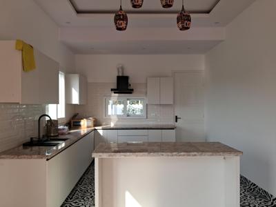 Kitchen Image of 1500 Sq.ft 3 BHK Villa for sale in Dkrrish Green Beauty Farms, Kidawali Noida for Rs. 8500000