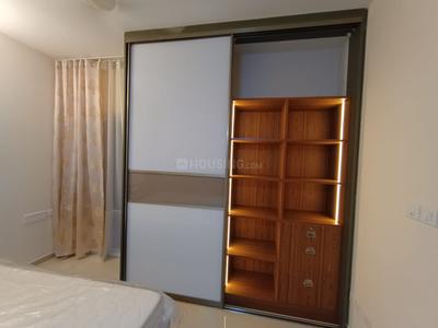 Bedroom Image of 780 Sq.ft 2 BHK Apartment / Flat for rent in Bren Northern Lights, Kogilu Bengaluru for Rs. 28000