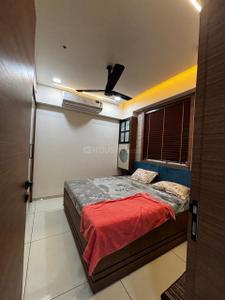 Bedroom Image of 1800 Sq.ft 3 BHK Apartment / Flat for rent in Sopan Elegance, Yogi Nagar Rajkot for Rs. 40000