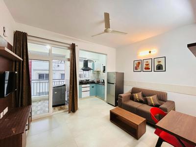 Hall Image of 750 Sq.ft 1 BHK Apartment / Flat for rent in Nagavara Bengaluru for Rs. 32000