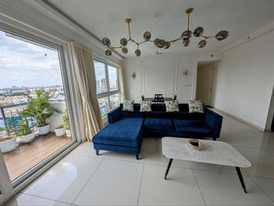 Hall Image of 1351 Sq.ft 3 BHK Apartment / Flat for rent in Godrej Air, Hoodi Bengaluru for Rs. 110000