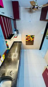 Kitchen Image of 700 Sq.ft 1 BHK Apartment / Flat for rent in Rosa Classique, Kasarvadavali Thane for Rs. 25000