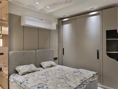 Bedroom Image of 720 Sq.ft 3 BHK Builder Floor for rent in Dwarka Mor New Delhi for Rs. 30000