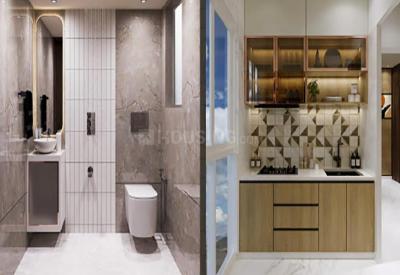Kitchen Image of 517 Sq.ft 1 BHK Apartment / Flat for sale in Priyam Aeternum Prima, Malad East Mumbai for Rs. 10600000