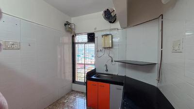Kitchen Image of 700 Sq.ft 1.5 BHK Apartment / Flat for rent in Kaamdhenu Swarna Anant, Kopar Khairane Navi Mumbai for Rs. 38000
