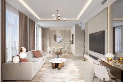 Living Room Image of 1200 Sq.ft 2 BHK Penthouse for sale in Al Jaddaf Dubai for Rs. 35000000