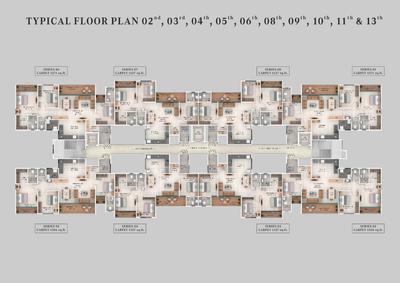 Image of 1577 Sq.ft 3 BHK Apartment / Flat for sale in Santiago Skyworld, Bhosari, Pune for Rs. 13500000