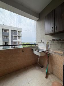 Balcony Image of 1050 Sq.ft 2 BHK Apartment / Flat for rent in GK Aanandam Block A, Nipania Indore for Rs. 24000