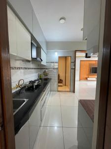 Kitchen Image of 1890 Sq.ft 3 BHK Apartment / Flat for sale in Krishna Dharti Saket Height, Gota Ahmedabad for Rs. 12700000