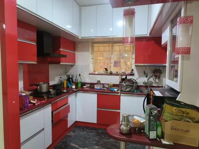 Kitchen Image of 1650 Sq.ft 3 BHK Apartment / Flat for rent in Mahaveer Dazzle, Hoodi Bengaluru for Rs. 55000