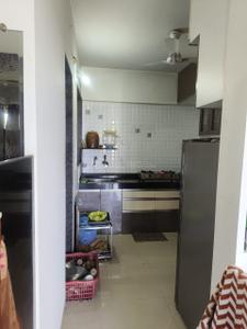 Kitchen Image of 650 Sq.ft 1 BHK Apartment / Flat for rent in Hrutviin Unnati Avenue, Kondhwa Budruk Pune for Rs. 22000