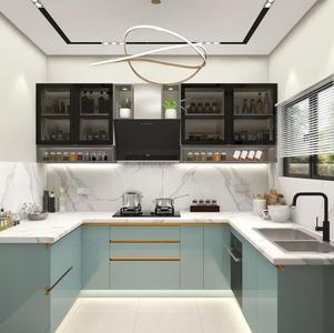 Kitchen Image of 1800 Sq.ft 3 BHK Apartment / Flat for sale in Wave Eden, Wave City Ghaziabad for Rs. 22000000