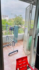 Balcony Image of 750 Sq.ft 2 BHK Apartment / Flat for rent in Kumar Primavera B6, Wadgaon Sheri Pune for Rs. 36000