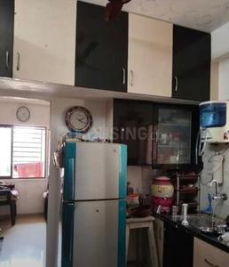 Kitchen Image of 660 Sq.ft 1 BHK Apartment / Flat for rent in Shree Rang Nano City 1 And 2, Sargasan Gandhinagar for Rs. 18500