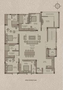 Floor Plan Image of 1654 Sq.ft 3 BHK Apartment / Flat for sale in Korattur Chennai for Rs. 14800000
