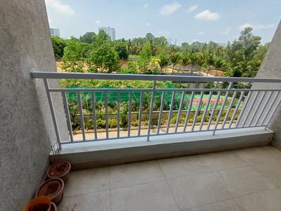 Balcony Image of 800 Sq.ft 1 BHK Apartment / Flat for rent in Shriram Signiaa, Electronic City Bengaluru for Rs. 32000