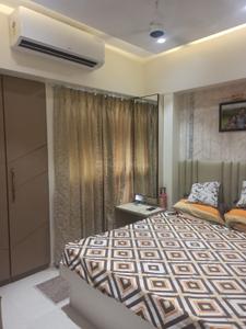 Bedroom Image of 790 Sq.ft 1.5 BHK Apartment / Flat for rent in Lodha Amara, Kolshet Thane for Rs. 40000