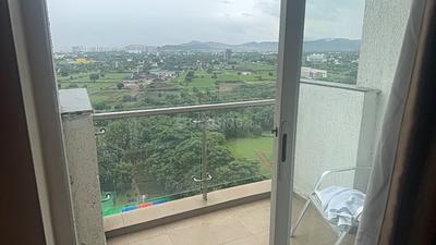 Balcony Image of 600 Sq.ft 1 BHK Studio for sale in Lodha Belmondo, Gahunje Pune for Rs. 8000000
