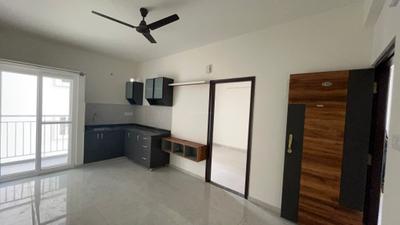 Living Room Image of 700 Sq.ft 1 BHK Apartment / Flat for rent in Whitefield Bengaluru for Rs. 28000