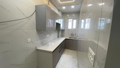 Kitchen Image of 756 Sq.ft 2 BHK Builder Floor for rent in Paschim Vihar New Delhi for Rs. 34500