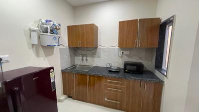 Kitchen Image of 1500 Sq.ft 1 RK Builder Floor for rent in Scheme No 113 Indore for Rs. 15500