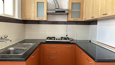 Kitchen Image of 915 Sq.ft 2 BHK Apartment / Flat for sale in Shriram Smrithi, BEML Cooperative Society Layout Bengaluru for Rs. 5100000