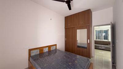 Bedroom Image of 650 Sq.ft 1 BHK Builder Floor for rent in HSR Layout Bengaluru for Rs. 37000