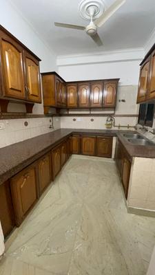 Kitchen Image of 1800 Sq.ft 3 BHK Builder Floor for rent in Malviya Nagar New Delhi for Rs. 70000