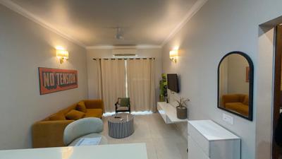 Living Room Image of 919 Sq.ft 1 BHK Builder Floor for rent in Central The Room II, Sector 33 Sohna for Rs. 40000
