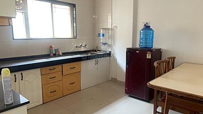 Kitchen Image of 650 Sq.ft 1 BHK Builder Floor for rent in Shri Senapati Bapat Co Operative Housing Society, Gokhalenagar Pune for Rs. 25000