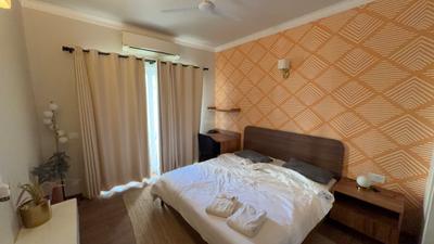 Bedroom Image of 913 Sq.ft 1 BHK Builder Floor for rent in Central The Room II, Sector 33 Sohna for Rs. 40000