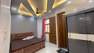 Bedroom Image of 630 Sq.ft 2 BHK Builder Floor for rent in Dwarka Mor New Delhi for Rs. 19500