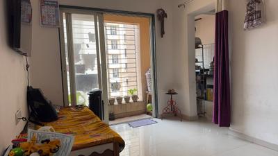 Living Room Image of 640 Sq.ft 1 BHK Apartment / Flat for sale in Panvelkar Estate Greenford, Badlapur East Badlapur for Rs. 2200000
