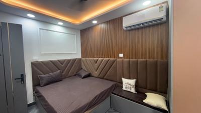 Bedroom Image of 500 Sq.ft 1 RK Builder Floor for rent in Sector 57 Gurgaon for Rs. 23000