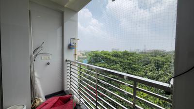Balcony Image of 800 Sq.ft 2 BHK Builder Floor for rent in DDA Akshardham Apartments, Sector 19 Dwarka New Delhi for Rs. 39000