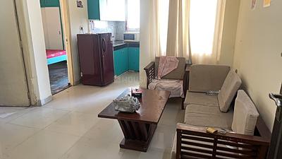 Living Room Image of 580 Sq.ft 1 BHK Apartment / Flat for rent in Habitech Panchtatva Phase 1, Noida Extension Greater Noida for Rs. 18990