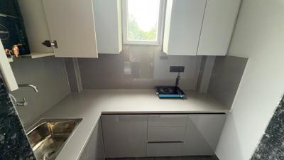 Kitchen Image of 580 Sq.ft 1 RK Builder Floor for rent in Unitech Residency Greens, Sector 46 Gurgaon for Rs. 24000