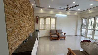 Living Room Image of 1400 Sq.ft 3 BHK Apartment / Flat for rent in Banaswadi Bengaluru for Rs. 50000