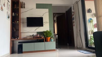 Living Room Image of 950 Sq.ft 2 BHK Apartment / Flat for sale in Space Shrushti Homes, Charholi Budruk Pune for Rs. 6500000
