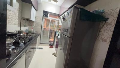 Kitchen Image of 615 Sq.ft 1 BHK Apartment / Flat for sale in Thakurli Thane for Rs. 4700000