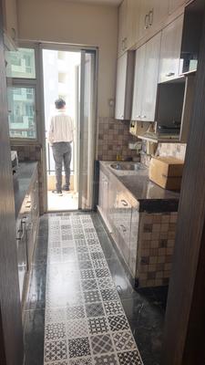 Kitchen Image of 1050 Sq.ft 2 BHK Apartment / Flat for sale in Mapsko Paradise, Sector 83 Gurgaon for Rs. 16000000