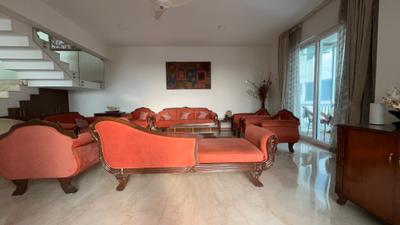 Living Room Image of 4000 Sq.ft 4 BHK Apartment / Flat for rent in Sattva Luxuria, Malleswaram Bengaluru for Rs. 150000