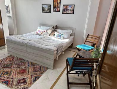Bedroom Image of 792 Sq.ft 3 BHK Builder Floor for rent in DDA R Block, New Rajinder Nagar New Delhi for Rs. 62000