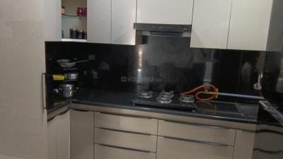 Kitchen Image of 1000 Sq.ft 3 BHK Apartment / Flat for rent in Shaligram Prime, South Bopal Ahmedabad for Rs. 50000