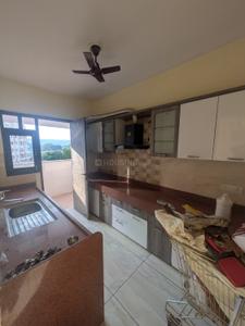 Kitchen Image of 1800 Sq.ft 3 BHK Apartment / Flat for rent in Keshar Apartments, Kampoo Gwalior for Rs. 35500