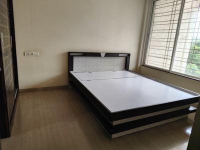 Bedroom Image of 850 Sq.ft 2 BHK Apartment / Flat for rent in Nirman Brookefield Willows, Pisoli Pune for Rs. 27000